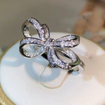 925 Sterling Silver Classic Bow Ring