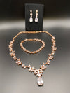 JerryAndrew Pedal Necklace, Bracelet & Earrings Set